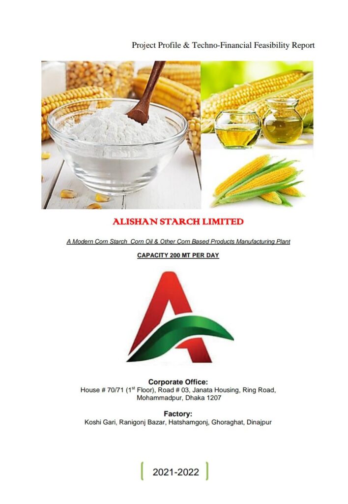 Corn Starch Corn Oil & Other Corn Based Products Manufacturing Plant