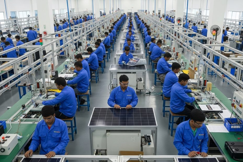Solar Panel Assembly Plant in Bangladesh