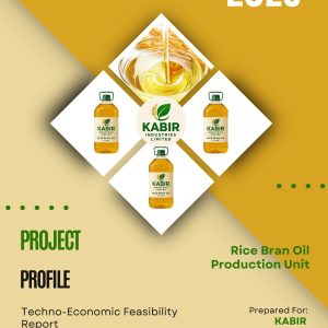 Sample Project Profile of Rice Bran oil Industry in Bangladesh. PDF and word format